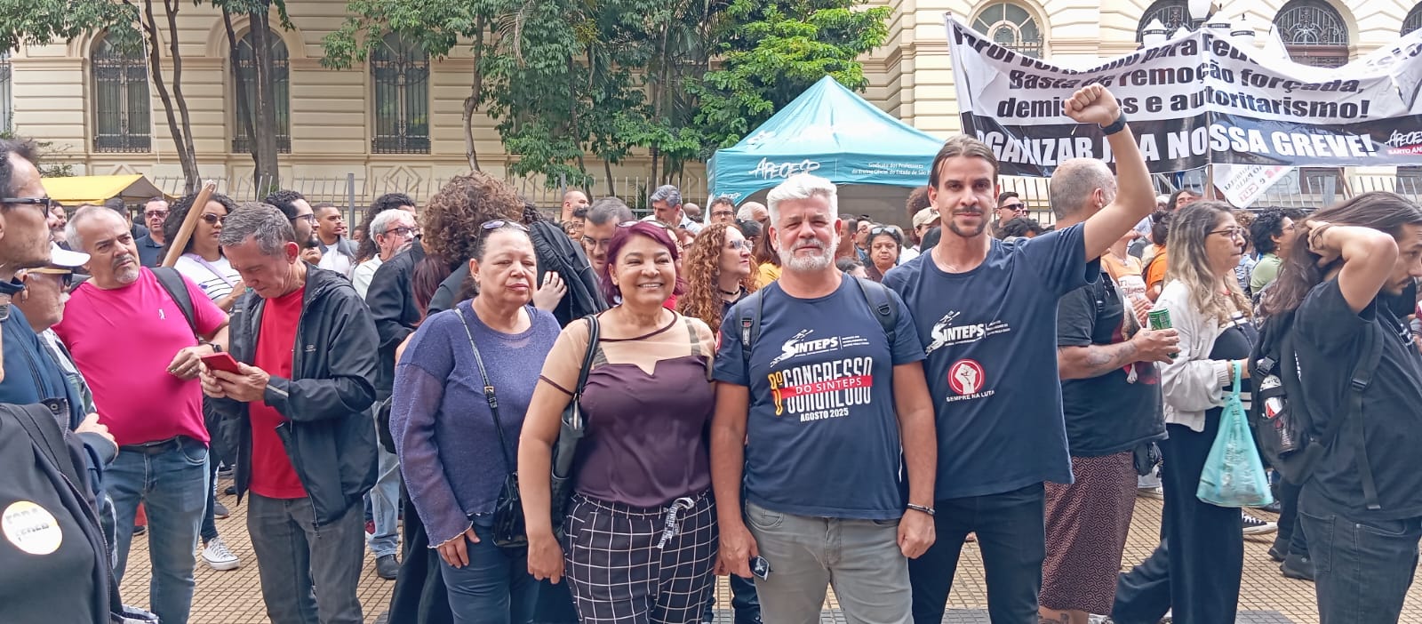 Ato organizado pela Apeoesp em 23/1/2026